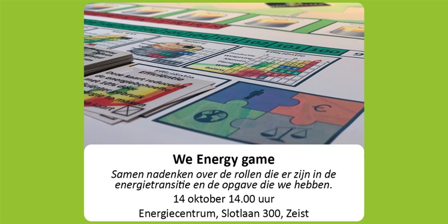 Bericht We Energy Game bekijken